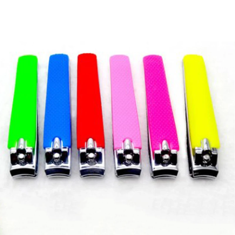 

1pc Large Size Big Stainless Steel Silicone Toes Nail Clippers Manicure Pedicure Tips Trimmer Cutter Scissor Cuticle Care Tools
