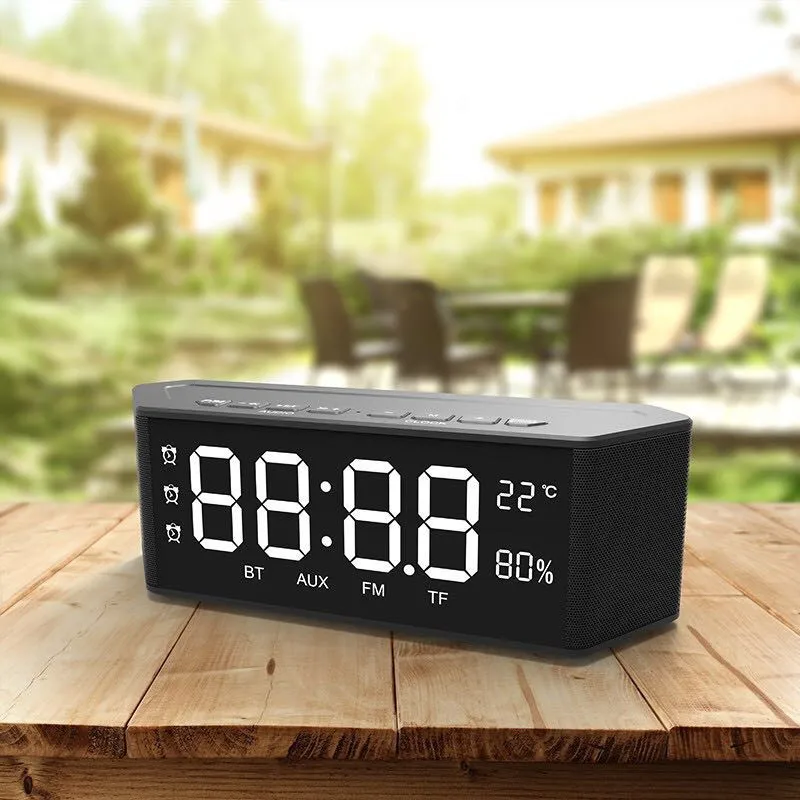 EARSON ER910 интеллектуальная bluetooth колонка дома Будильник FM Радио беспроводной