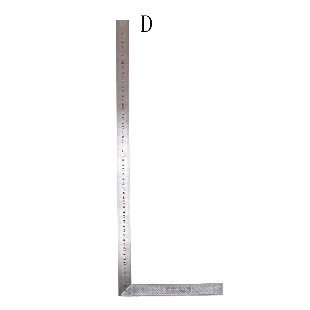 4 размера Металл Сталь инженеры попробуйте квадратный набор древесины измерительный инструмент правый угол линейка 90 градусов измерительные инструменты