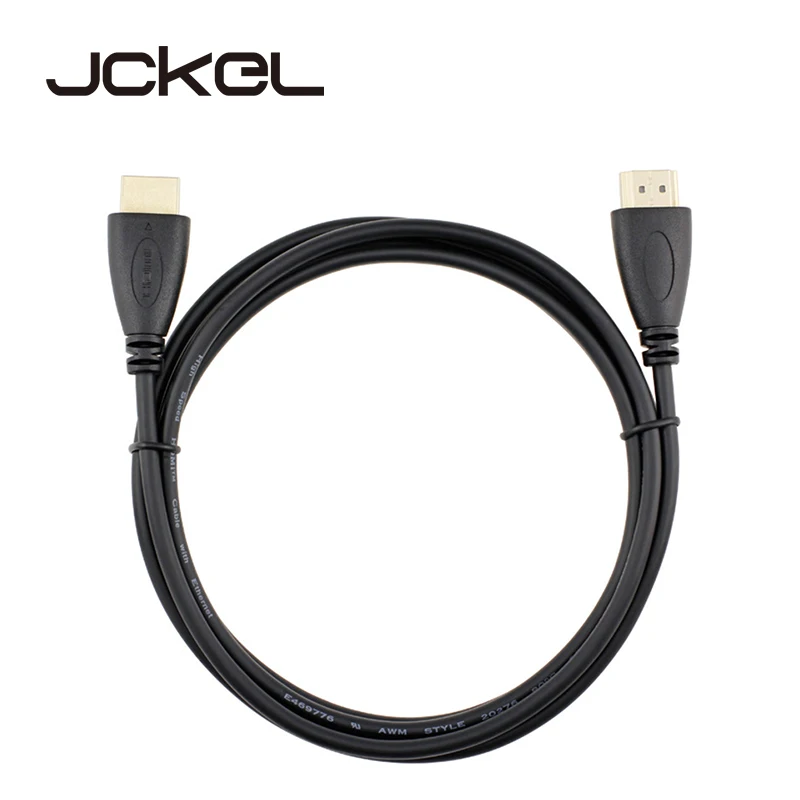 

JCKEL 1m 3D 4K HDMI 1.4 Male to HDMI Male Cable Video Connector Adapter for LCD DVD HDTV XBOX PS3 Projector Computer PC Switch