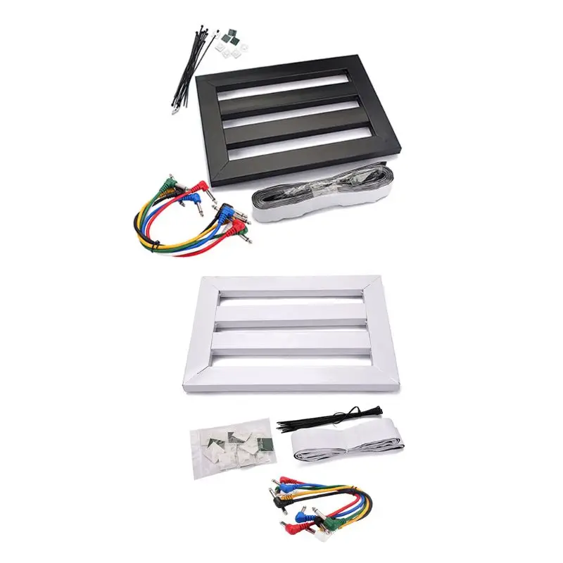 

Universal Guitar Pedal Board Setup Effect Power Supply Mounting Bracket Effector Pasting Board/Pad With Cable