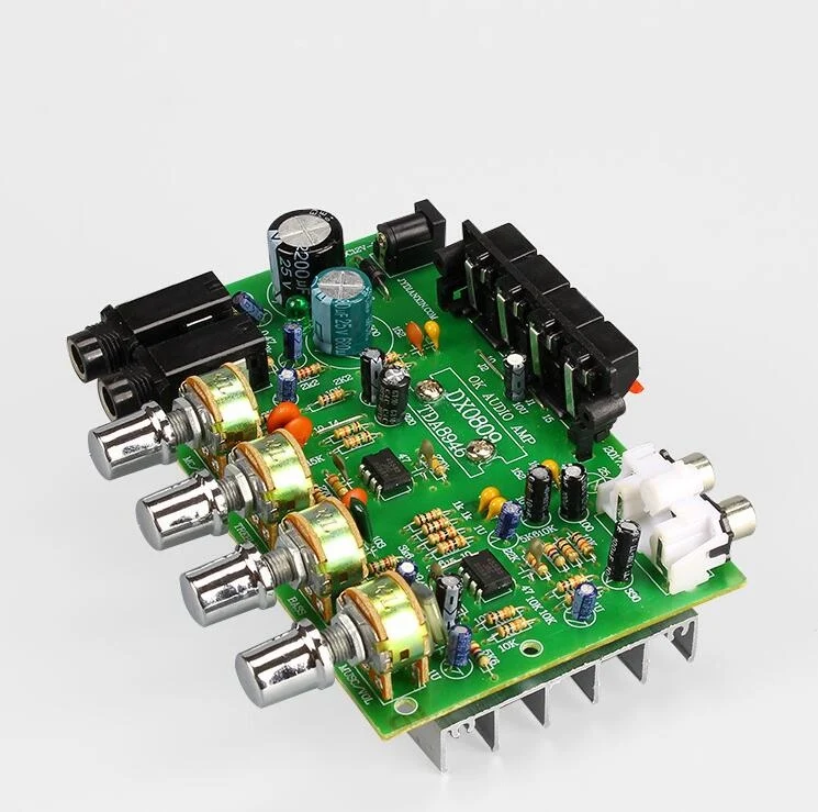 2 channel amplifier DC 12v 40W+40W Stereo Audio Amplifier Board Digital microphone amplifier With Tone Control Speaker AMP tube amp