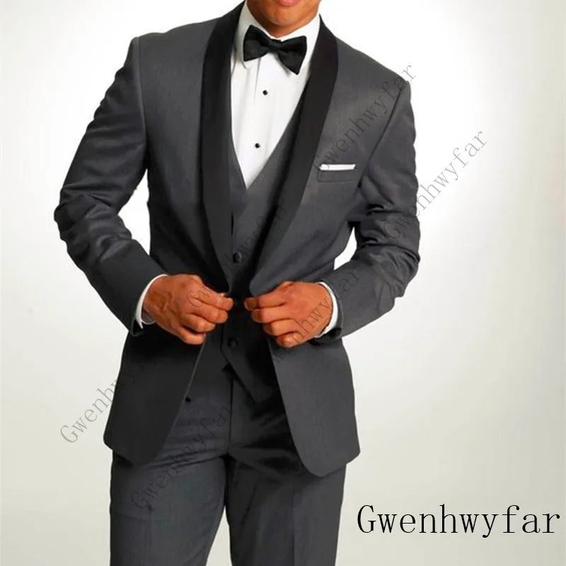 Gwenhwyfarcostume мужские костюмы traje hombre bordado мужские свадебные платья костюм темно-синий пиджак+ жилет+ брюки костюмы для мужчин