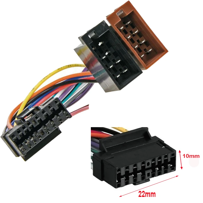Cable Connecteur ISO SONY CDX-GT222 CDX-GT225C CDX-GT230 CDX-GT232 CDX-GT250MP