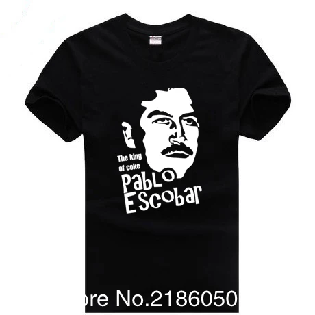 Pablo Escobar футболка мужская летняя смешные футболки|men t shirt|pablo escobart shirt |