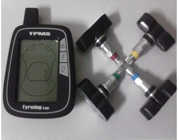 

Hot! Wholesale Tyredog TD1000A-I 2.7" LCD Wireless Tire Pressure Monitor System TPMS internal sensor Free shipping