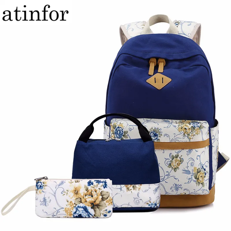 school bag with lunch bag