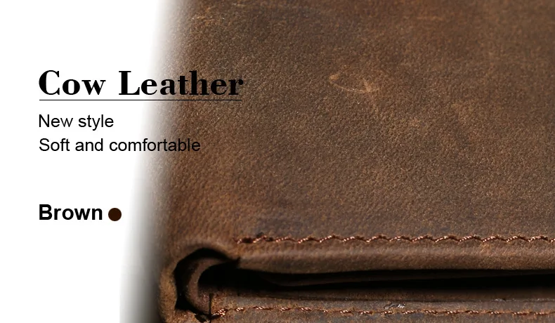 Men genuine leather wallet 12-2