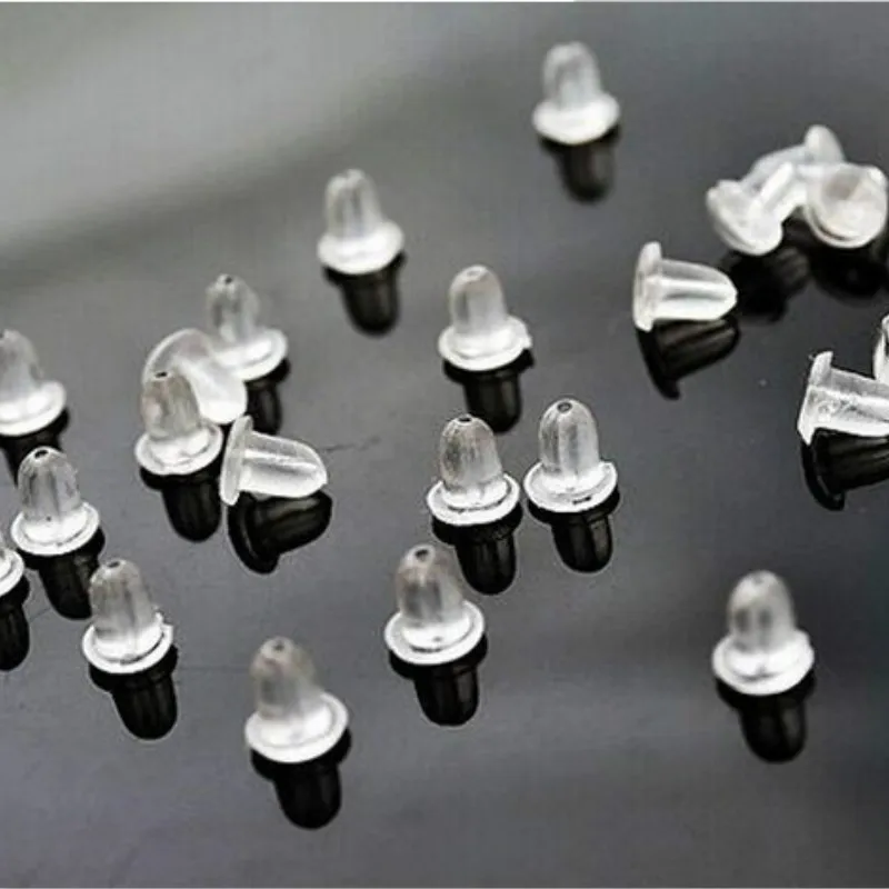 

Pair of Stud Hat Rubber Particles Ear Stud Earrings For Women Round With Cubic Zircon Charm Flower Stud Earrings Women Jewelry
