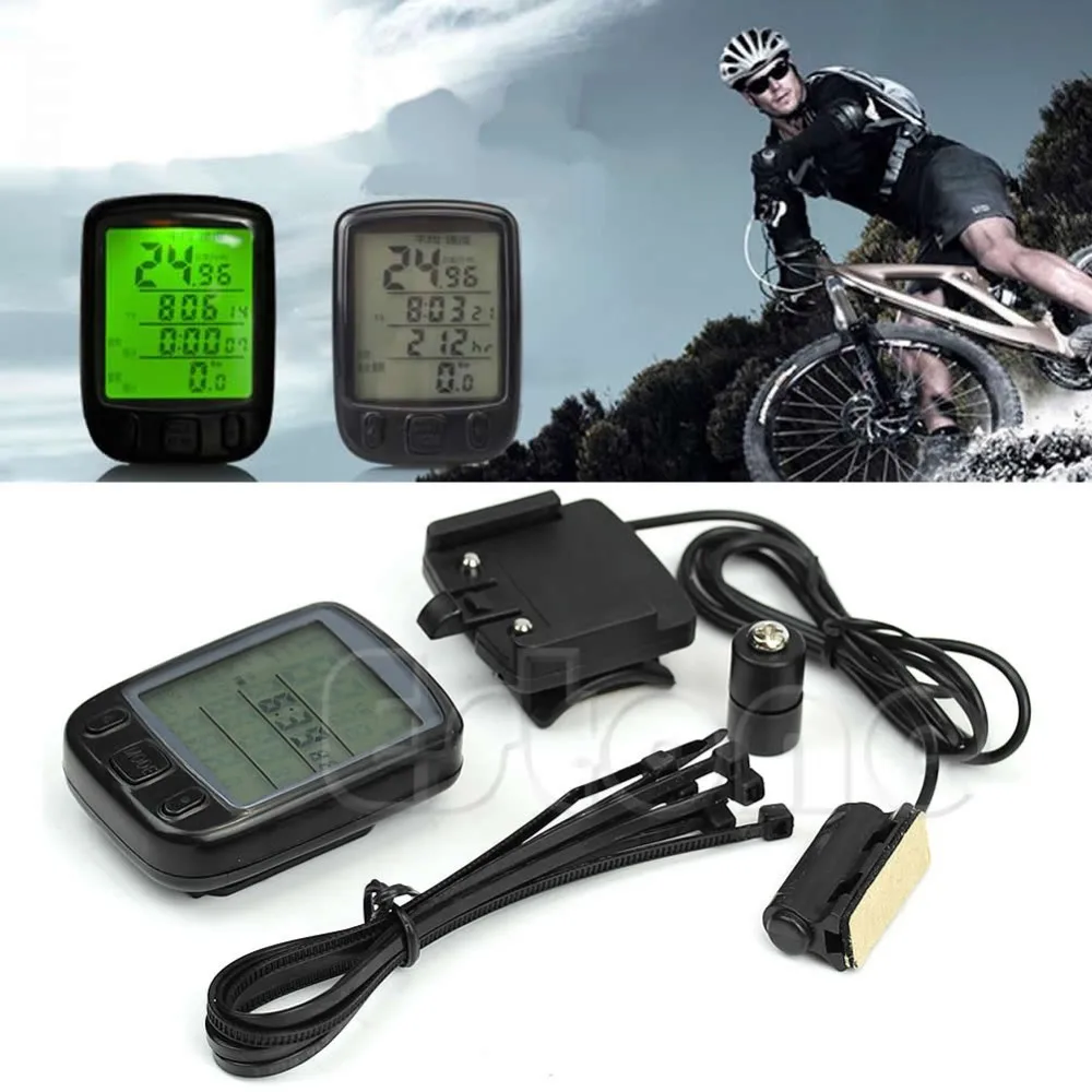 Waterproof Cycle font b Bicycle b font Bike LCD font b Computer b font Speedometer Odometer