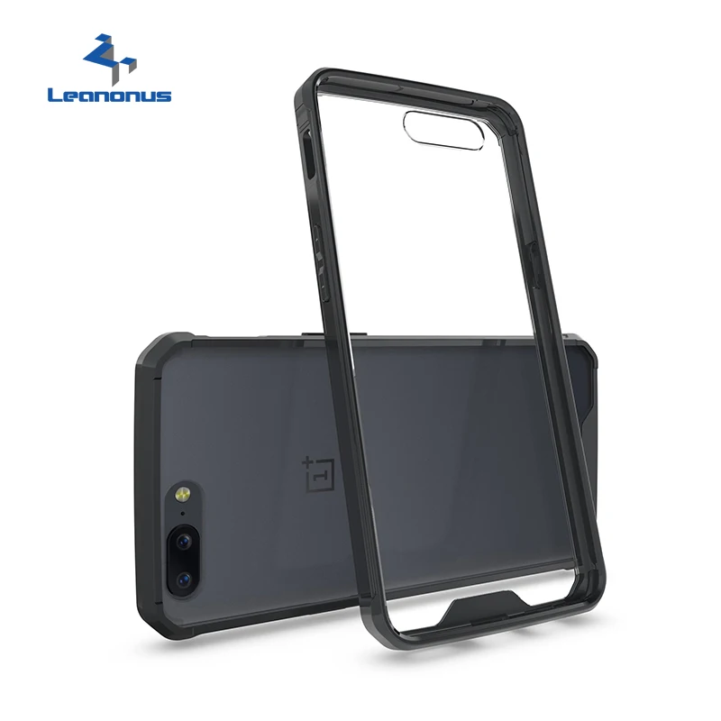 

Leanonus Oneplus 3 3T 5 Hard Acrylic+TPU Back Case For Oneplus 5 3 3T Anti-knock Ultrathin Clear Protective Case Cover Fundas