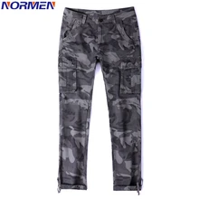 Normen брендовый Для Мужчин's камуфляжные свободные штаны с большими карманами размера плюс(29-40), 3 цвета на выбор, высокое Класс хорошее качество армейские брюки для Для мужчин