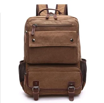 

070417 men student school computer backpack double shoulder bag