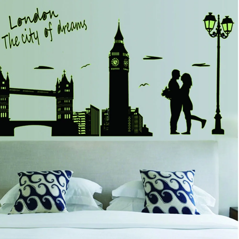 LuminousTower Vintage Room Decorations Wall Decals Stickers Home Decor