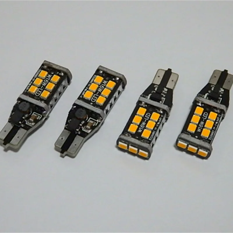 Tcart 4 шт. авто светодиодный лампы ошибок T15 2835 15smd Автомобильный свет поворотники