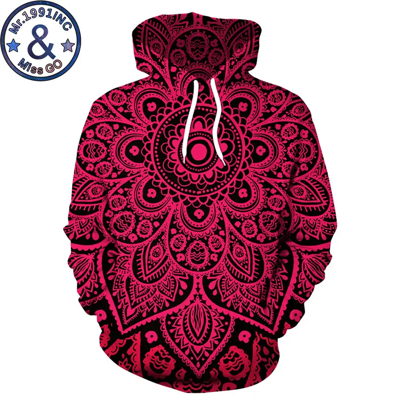

Psychedelic Floral Print Hooded Sweatshirt Men Women Spring Autumn Casual 3D Hoodies Men Harajuku Hip Hop Hooded Sweatshirts XXL