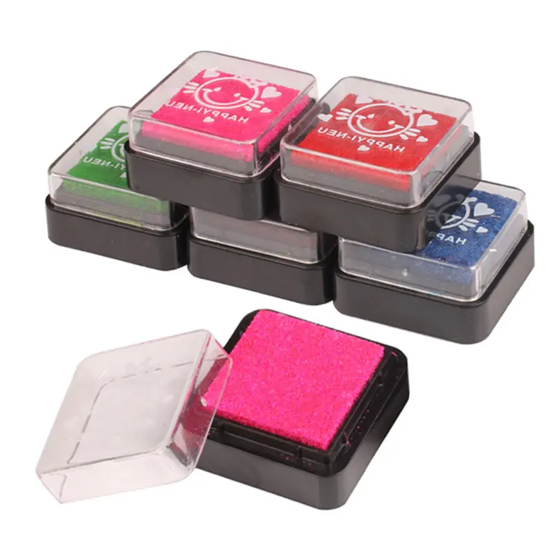 

5Pcs/ Set Multi Coloured Washable Foam Ink Pad Stamp Pad Tools Kit MU