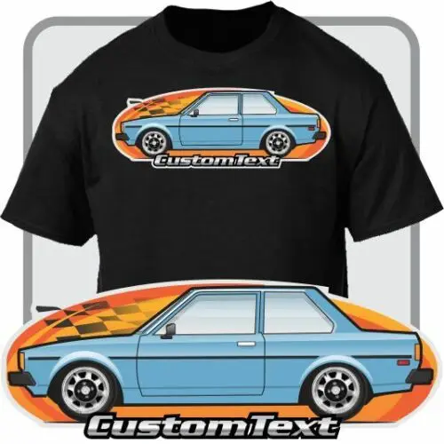 

T-Shirt for 80 81 82 Ke70 E-71 E72 Toyota corolla 2 door Sedan coupe