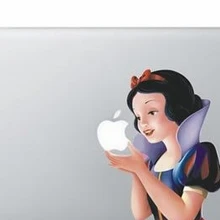 Стиль принцессы Наклейка для Macbook Защита кожи для Macbook Air 13 для Mac book pro 13 дюймов наклейка без логотипа