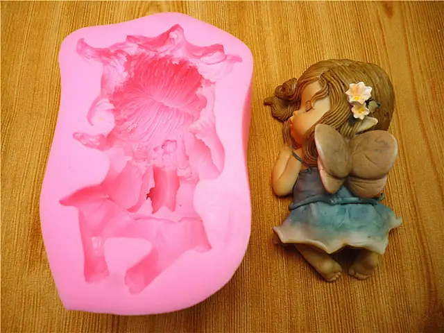 Online Shop 3D Flower Fairy Cake Mold Silicone Chocolate Gypsum Candle Soap Candy Kitchen Bake Free Shipping Online Shop 3D Flower Fairy Cake Mold Silicone Chocolate Gypsum Candle Soap Candy Kitchen Bake Free Shipping