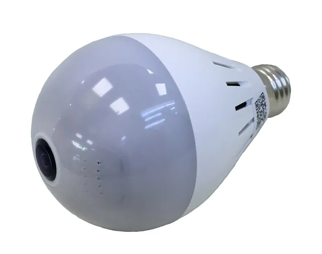Bulb Light IP Camera 360 Degree Video Surveillance CCTV Camera Wireless