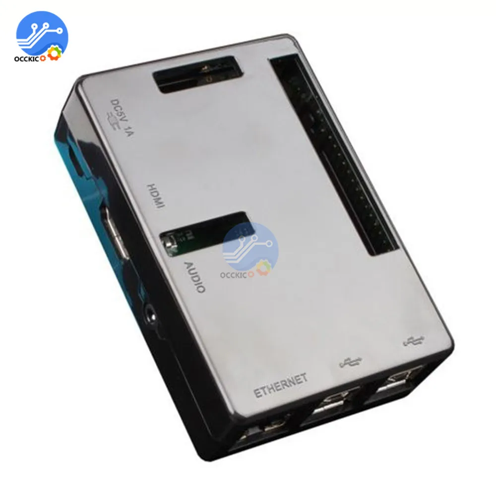 Черный чехол для Raspberry Ports Pi 2 B корпус ABS V2|enclosure case|enclosure transparentenclosure abs |