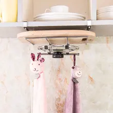 Кухонная кастрюля стойка для лопат без отверстия настенная разделочная доска стеллаж для горшков шкаф перегородка полка стол доска LU4192