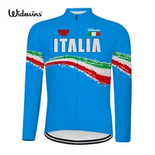 widewins Italy Men Long Sleeve Cycling Jerseys Pro Fit Road Bike MTB Top Jersey Spring Summer Cycling Clothings Italy 8026 widewins Italy Men Long Sleeve Cycling Jerseys Pro Fit Road Bike MTB Top Jersey Spring Summer Cycling Clothings Italy 8026