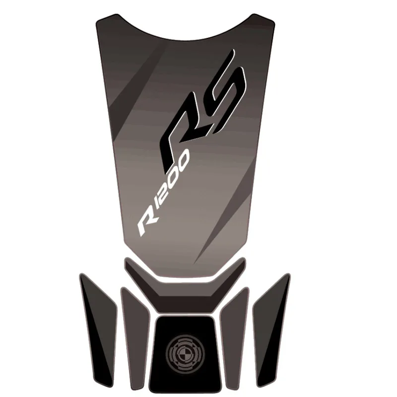 

2 color Motorcycle accessories with 3D decal fuel tank protection carbon sticker for BMW R1200RS R1200 RS