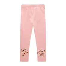 Jumping meters applique some flowers baby girls Leggings Pants new designed kids spring autumn clothes 2-7T cotton Trousers 2019 jumping meters new striped girls legging pants 2018 fashion cotton trousers girls clothing children autumn kids pencil pants