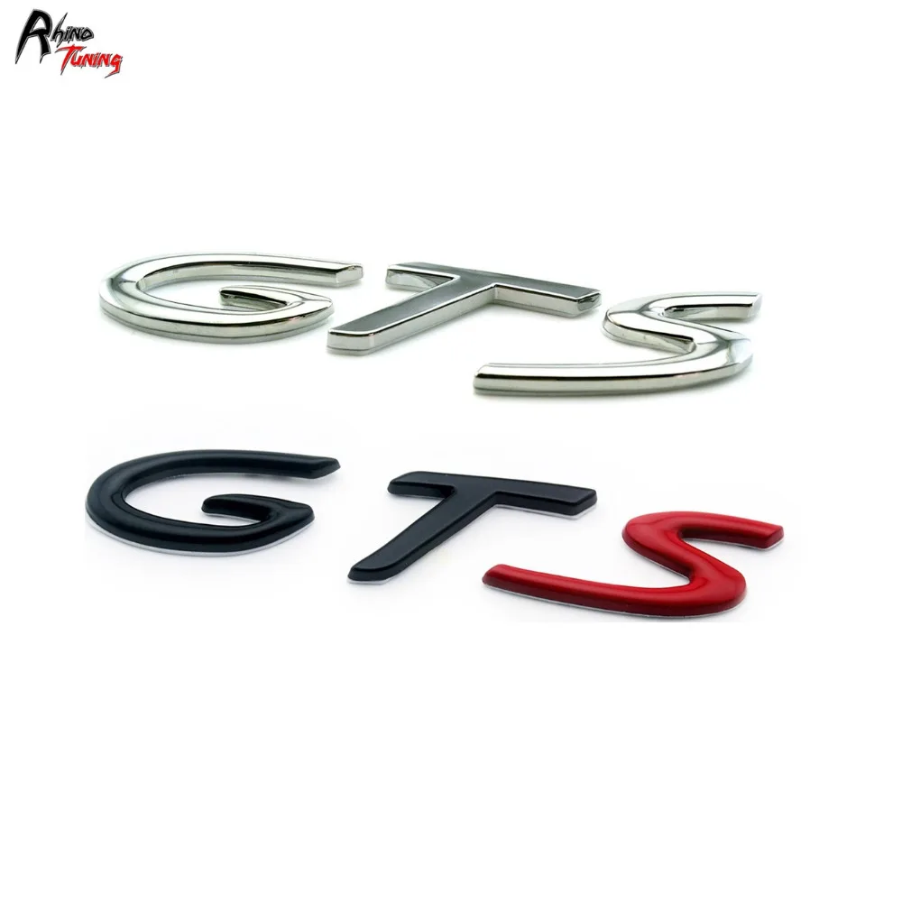 

Rhino Tuning GTS Car Body Side Emblem Decal Sticker Badge Metal Auto Styling For Carre-a M-can 928 901 930 993 Badge 761