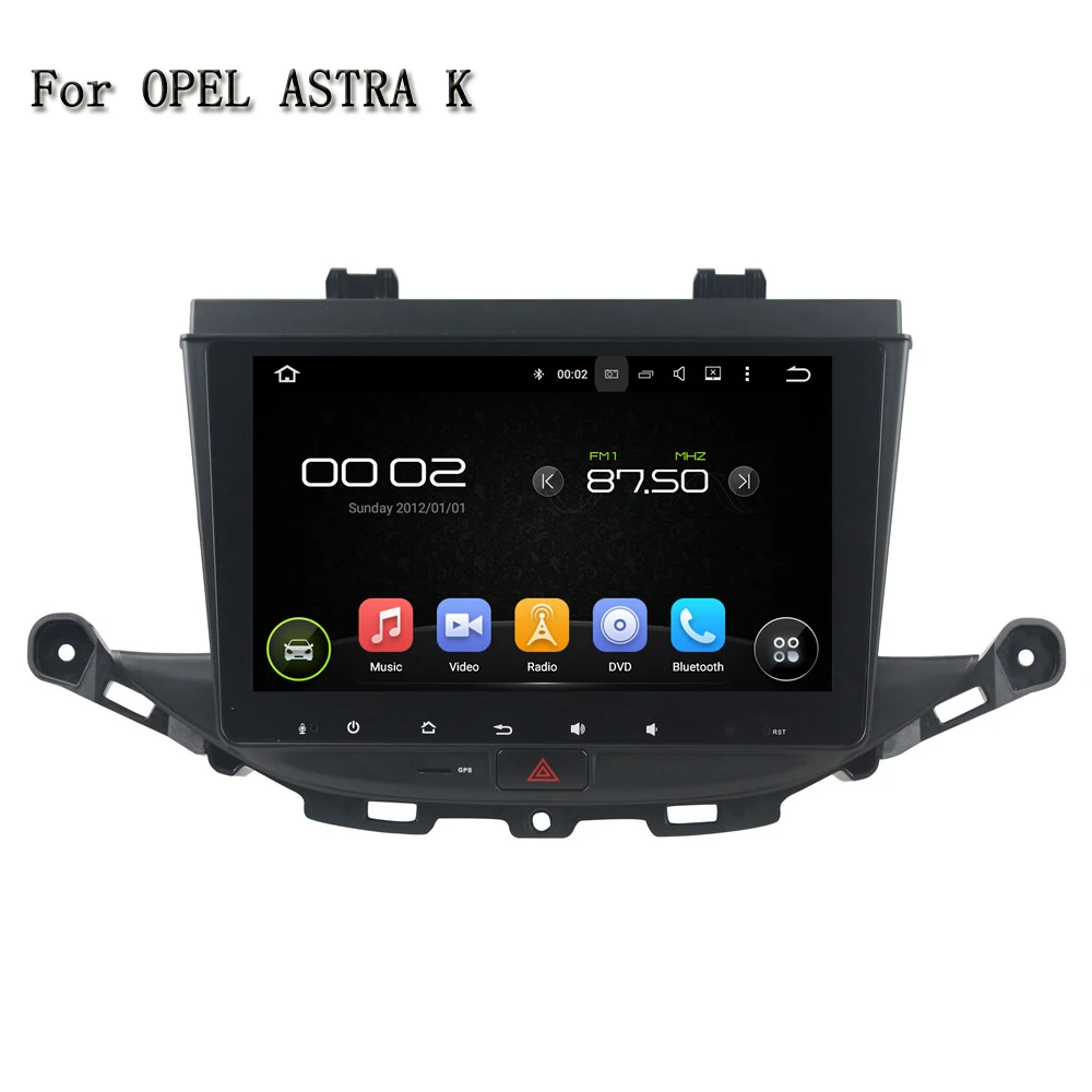 Android 5.1.1 2 Din автомагнитолы DVD gps для OPEL ASTRA K dvd-плеер с навигации Bluetooth ТВ 3g Can-Bus |