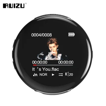 

New Original RUIZU M1 Bluetooth Sport MP3 Player Portable Audio 8GB with Built-in Speaker FM E-Book Radio APE Flac Music Players