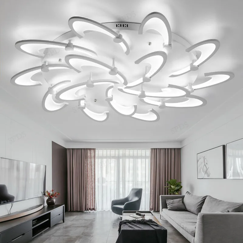

Modern Wrought Iron Acrylic LED Ceiling Interior Lighting Home Improvement Ceiling Light Surface mounted lamparas de techo