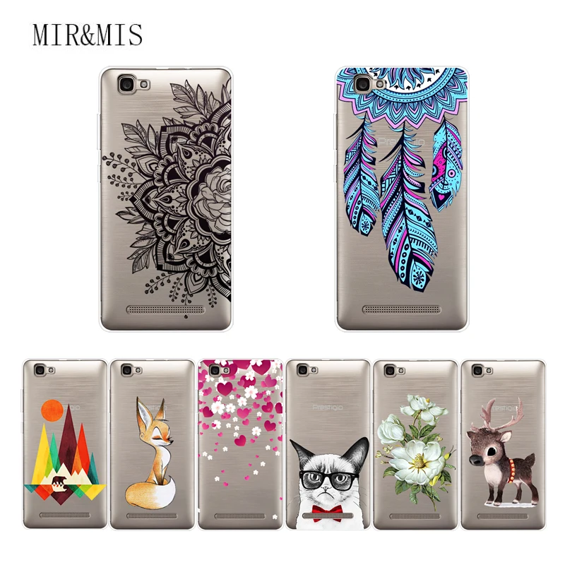 

For Prestigio Grace P5 5.0 Inch Phone Case Soft Silicone Cover Protective Printed Funda Case For Prestigio Grace P5 Psp5515 Duo