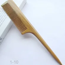 Расческа для волос Натуральное зеленое сандаловое дерево ручной работы деревянные расчески не статические