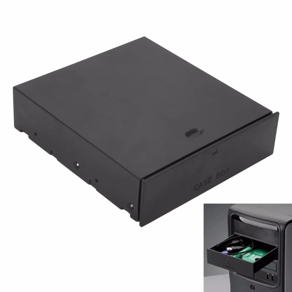 External Enclosure 5.25" HDD Hard Drive Mobile Blank Drawer Rack for Desktop PC
