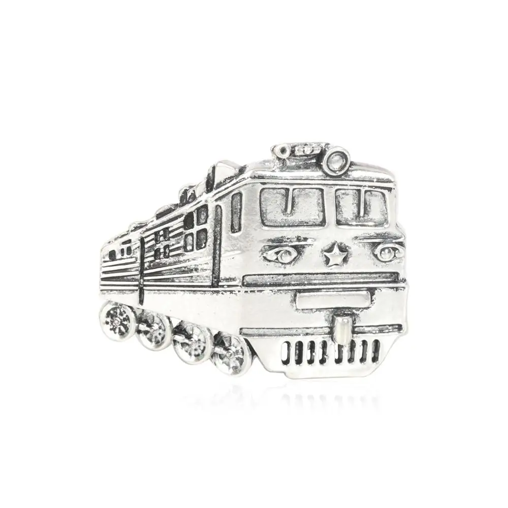 Blucome Vintage Cute Train Brooches Plated Ancient Silver Gold Color Alloy Accessories For Women Men Suit Collar Decorations Pin
