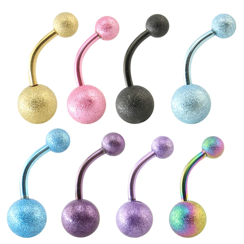 Buttons Piercing Nombril Acier Chirurgical Piercing Navel Body Piercing