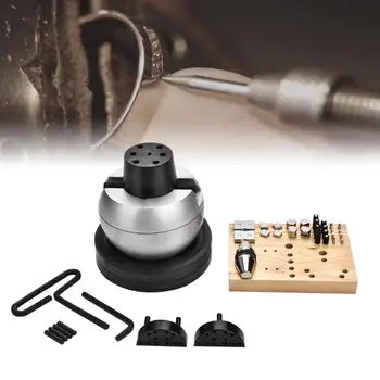 

Professional Jewellry Gemstone Standard Engraving Block Ball Vise Setting Tools with Accessories Jewelry Making Tool for Jeweler