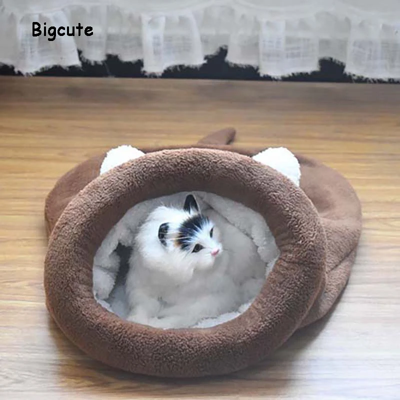 

Pet Kennel Cat Nest Teddy Kennel Cats And Dogs Mat Autumn And Winter Kennel Sleeping Cat Bed House Soft Warm Pet Dog Bed House