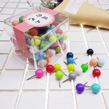 Chuangzhong значок, земля Pushpin Thumbtack конфеты цвет фото стены пластиковые толкатель 120 шт