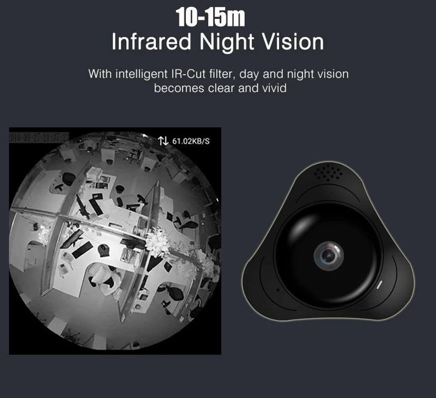 WiFi HD960P Surveillance IP Camera wi-fi ip Home Security Mini Wireless Camara ip Panoramic CCTV Fisheye Ipcam P2P IP Camera WiFi HD960P Surveillance IP Camera wi-fi ip Home Security Mini Wireless Camara ip Panoramic CCTV Fisheye Ipcam P2P IP Camera