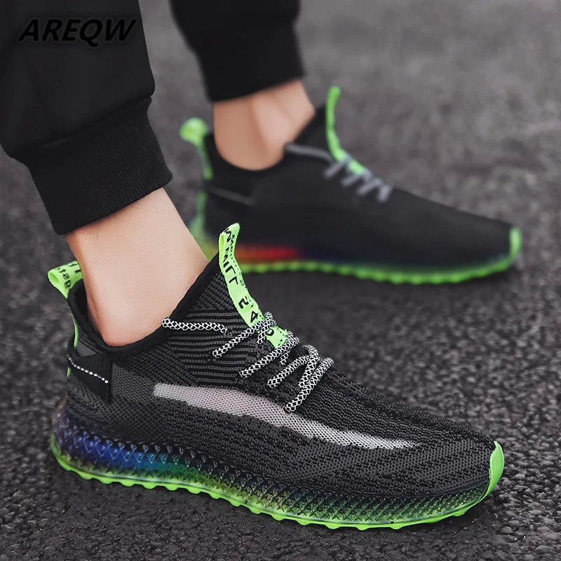 

2019 New Spring and Autumn Men's White Shoes Men's Sneakers Shoes Low To Help Lace Up Men's Tide Shoes