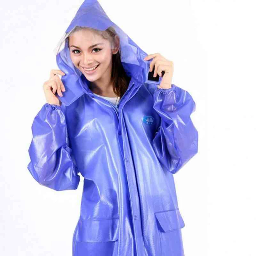 Durable Motoraycle Safe Soft Rain Poncho Travel Plastic Cover Rain