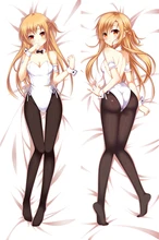Japan Anime Dakimakura Sword Art Online SAO Asuna Cute Pillow Cover Case Hugging Body emoji pillow travel pillow bedding