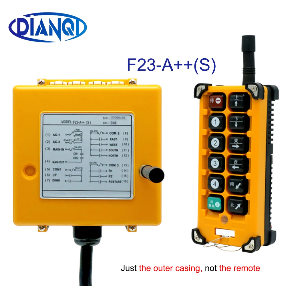 

F23-A++ handle housing industrial remote control housing driving remote control transmitter receiver switches F23-A++(S)