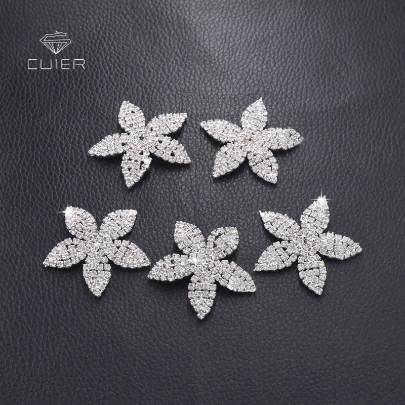 Rhinestone flower patches (3)