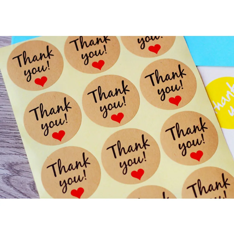 120 шт. 3 5 см спасибо|Канцелярские наклейки| |