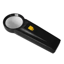 5x50 мм Диаметр объектива с подсветкой Карманная Лупа светильник для чтения книг